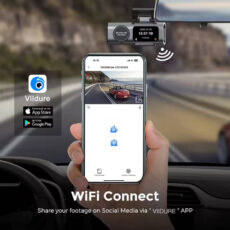 دوربین فیلمبرداری ثبت وقایع خودرو مدل 4K Ultra HD WiFi به همراه دوربین عقب