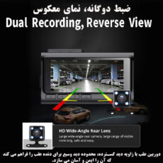 دوربین ثبت وقایع خودرو مدل A6/2K-10MP