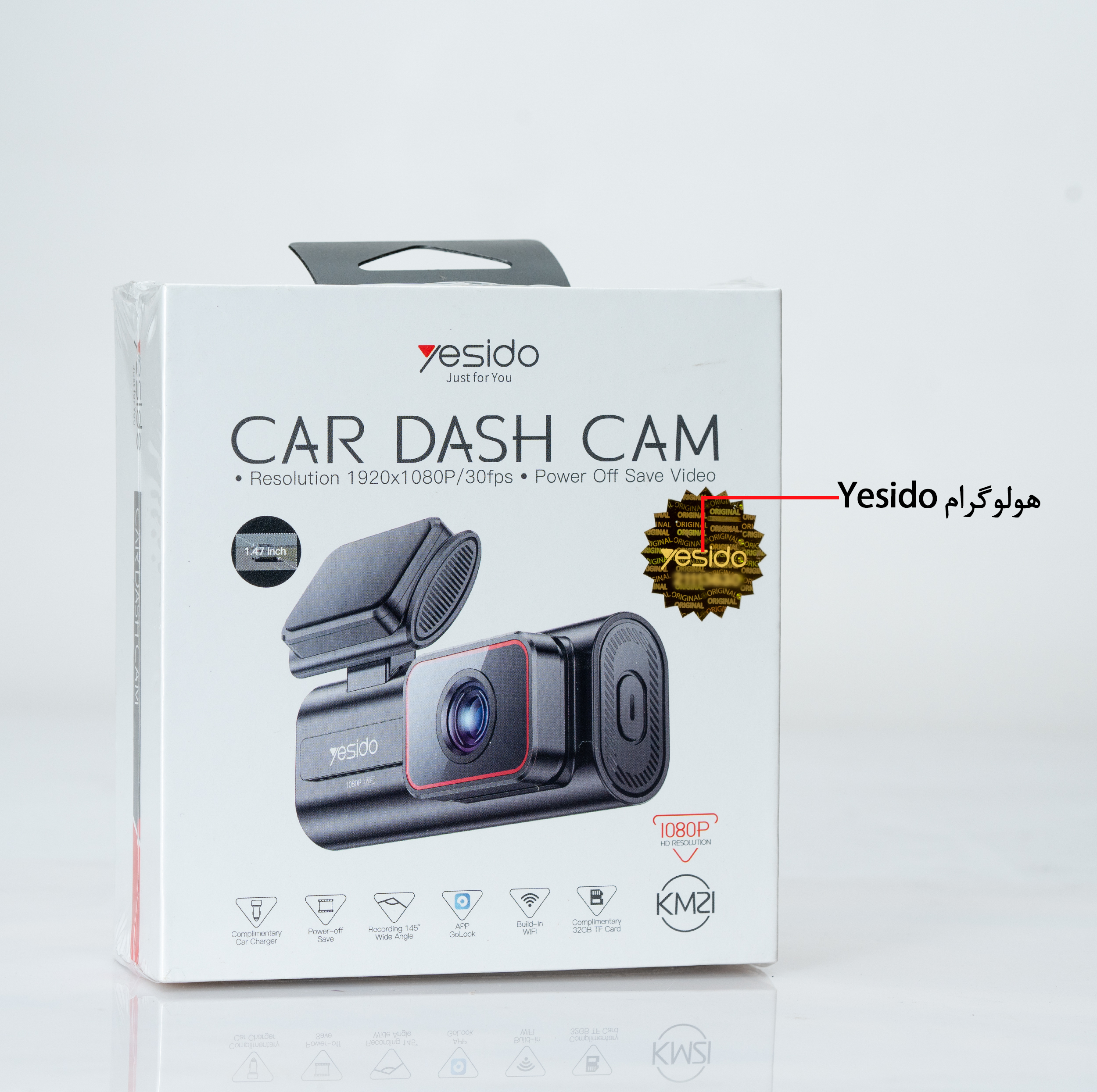 دوربین ثبت وقایع خودرو یسیدو مدل KM21