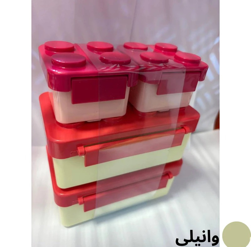 ظرف غذای ۴ تکه کودک مدل پازل