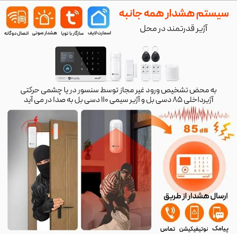 دزدگیر اماکن پرولایف مدل الفا