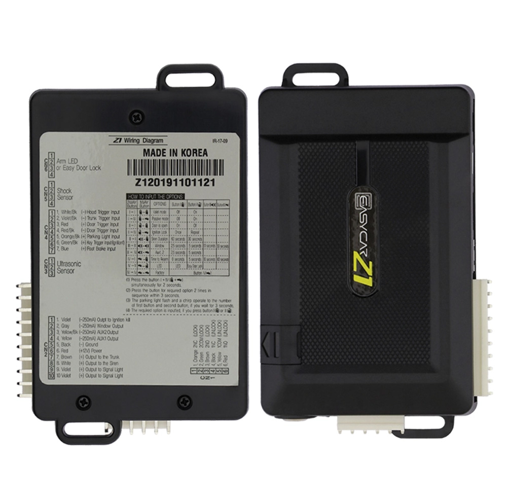 دزدگیر خودرو تصویری ایزیکار مدل Z1 Plus به همراه ریموت یدکی