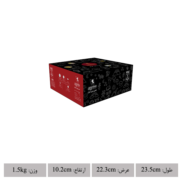 سرویس غذاخوری 5 پارچه کودک چینی زرین ایران مدل لیتل پونی درجه یک