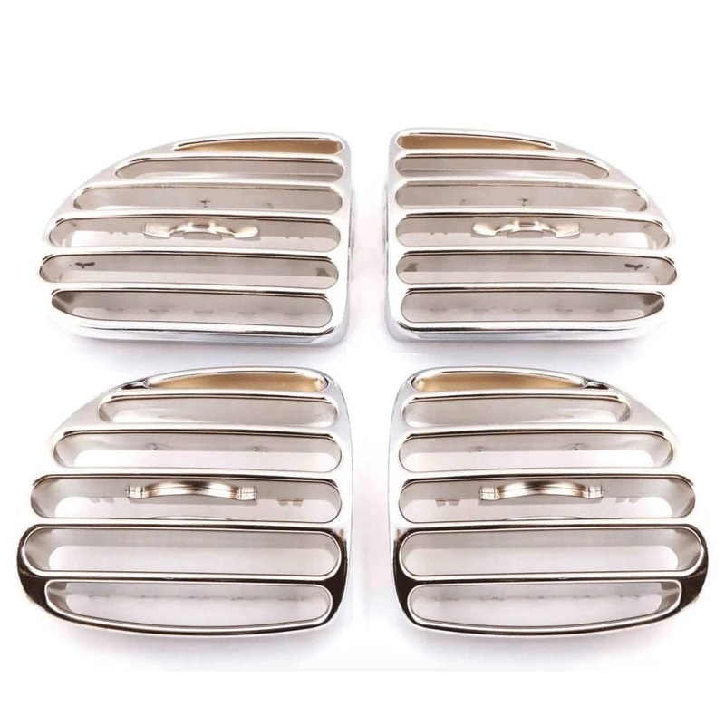 پره دریچه هوا کولر و بخاری داشبورد و ضبط خودرو چیکال مدل V-255 مناسب برای پژو 206 بسته 4 عددی