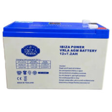 باتری UPS با ولتاژ 12 ولت و شدت جریان 7.2 آمپرساعت ایبیزا مدل +12V-7A-ER