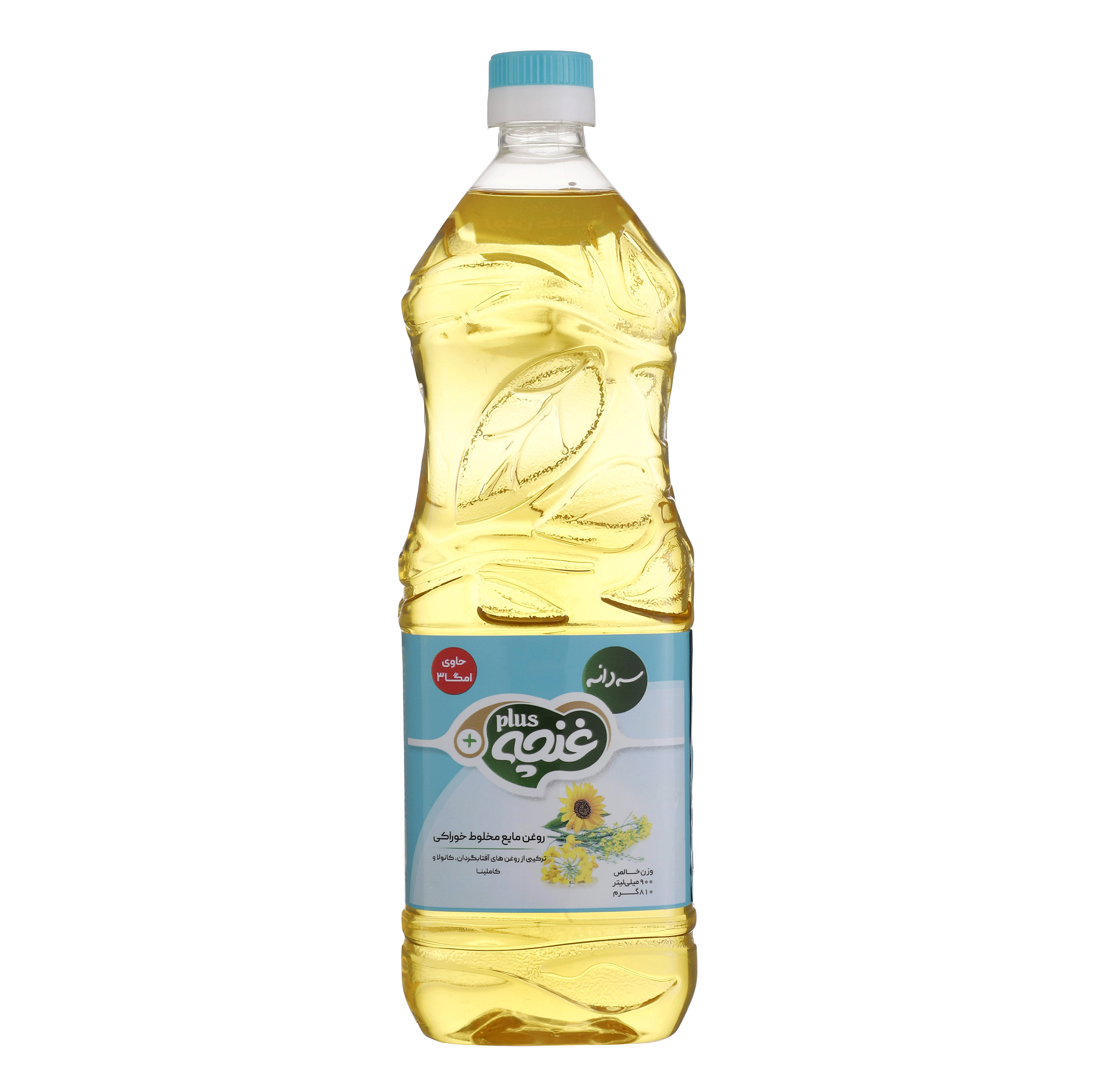 روغن مایع مخلوط سه دانه غنچه پلاس - 810 گرم