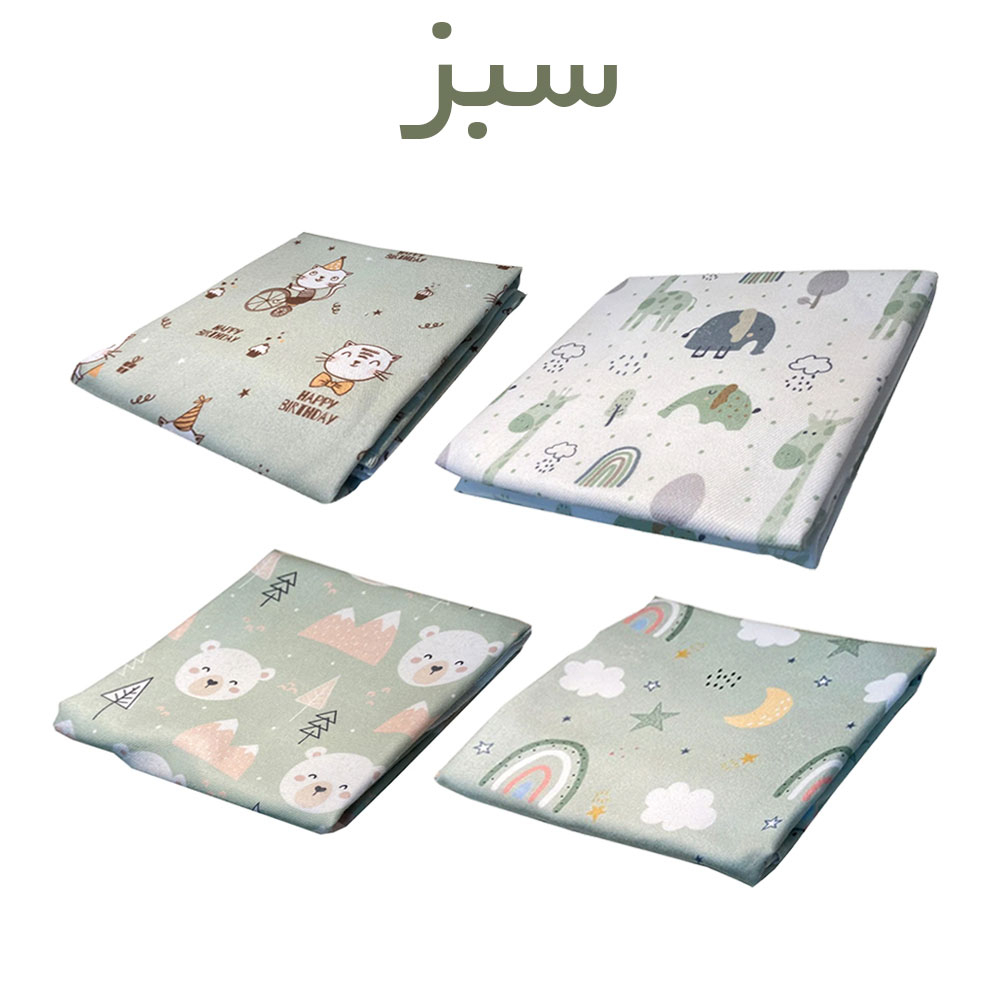 خشک‌کن نوزاد تیک مک مدل  gr سایز 65 *72 سانتی‌متر مجموعه 4 عددی