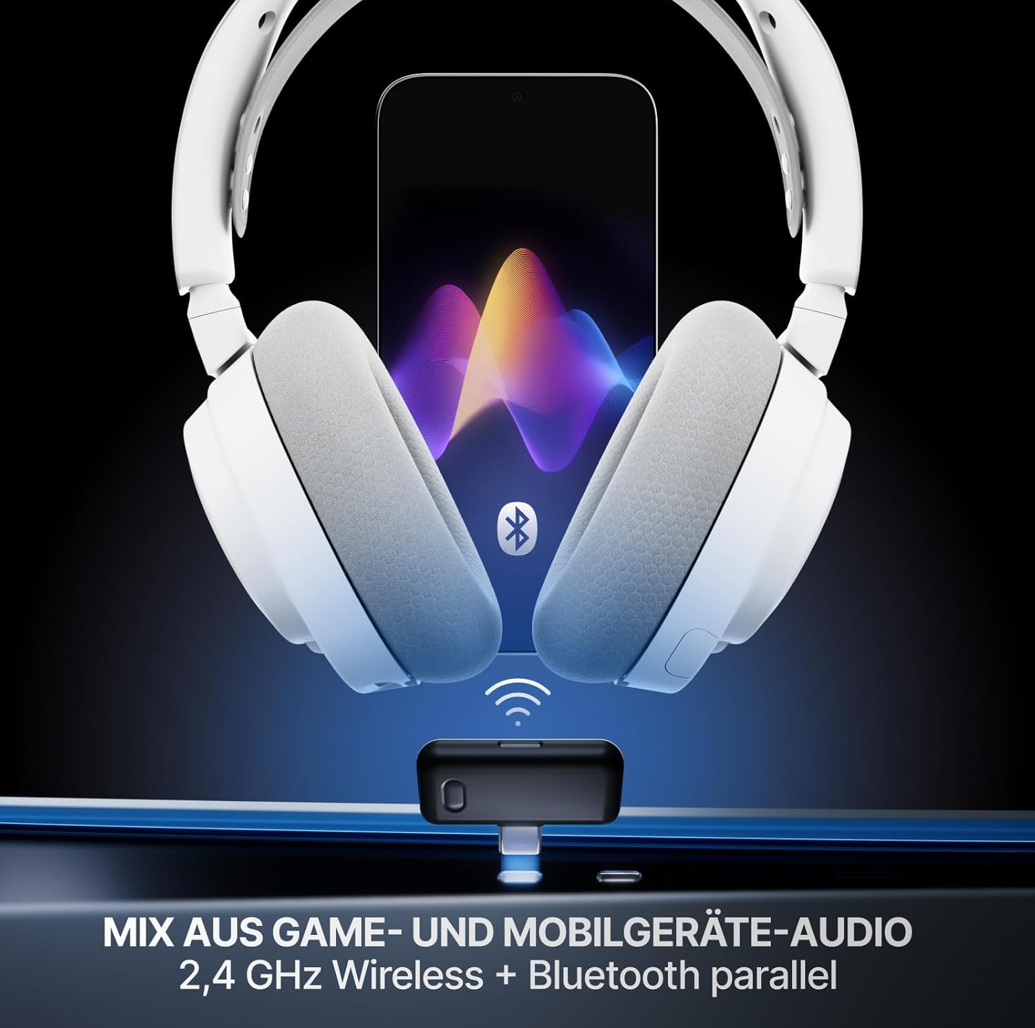 هدست گیمینگ بی سیم استیل سریز مدل ARCTIS NOVA 7P GEN2