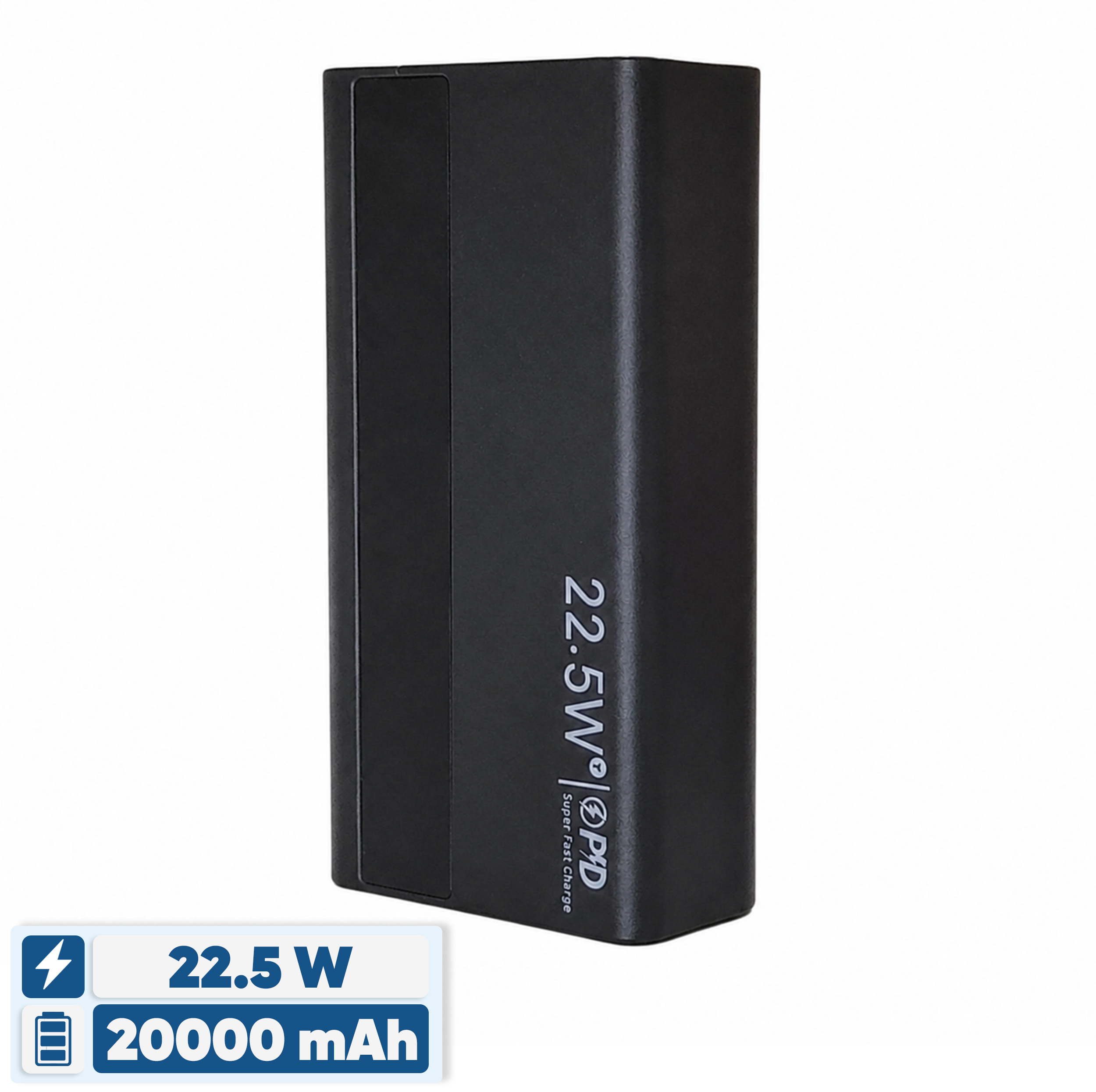پاوربانک 22.5 وات مدل 2o000mahPD ظرفیت 20000 میلی‌آمپرساعت