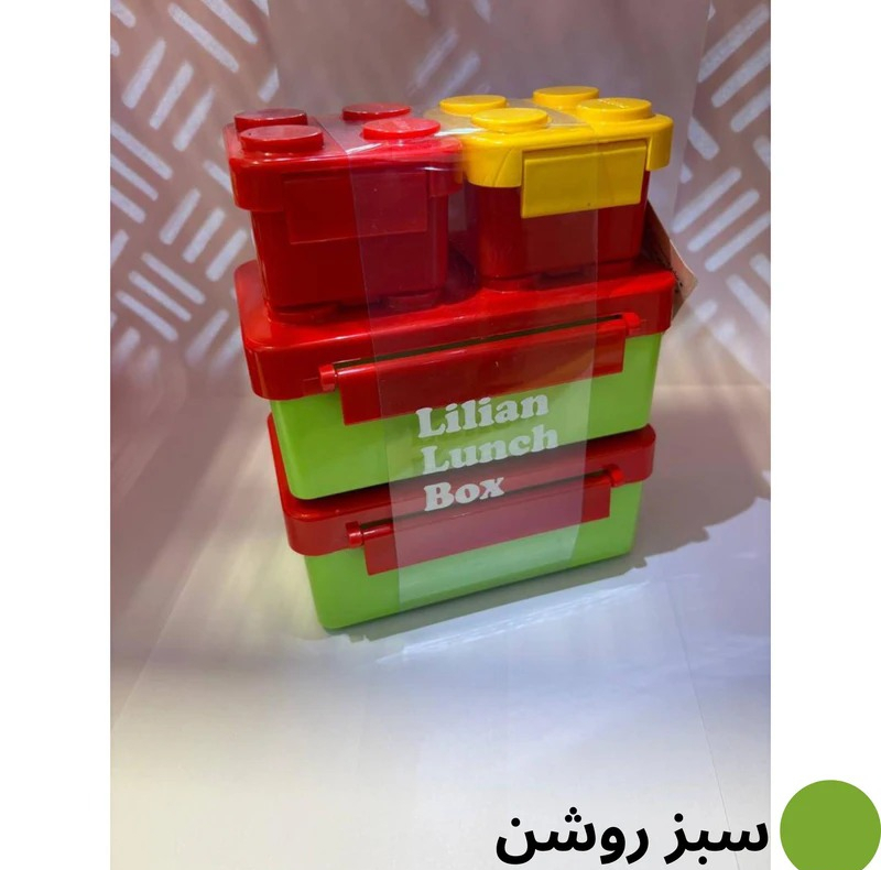 ظرف غذای ۴ تکه کودک مدل پازل