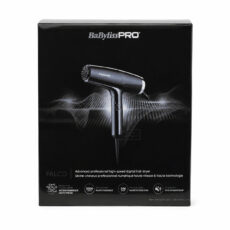سشوار حرفه‌ای 2000 وات بابیلیس پرو مدل BAB8550BE-FALCO با موتور BLDC، تنظیم دما و سرعت در 2 حالت و دارای سری کاهش وز مو