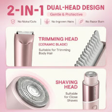 ماشین اصلاح موی بدن بانوان شیگلم مدل Smooth Moves Dual-Head