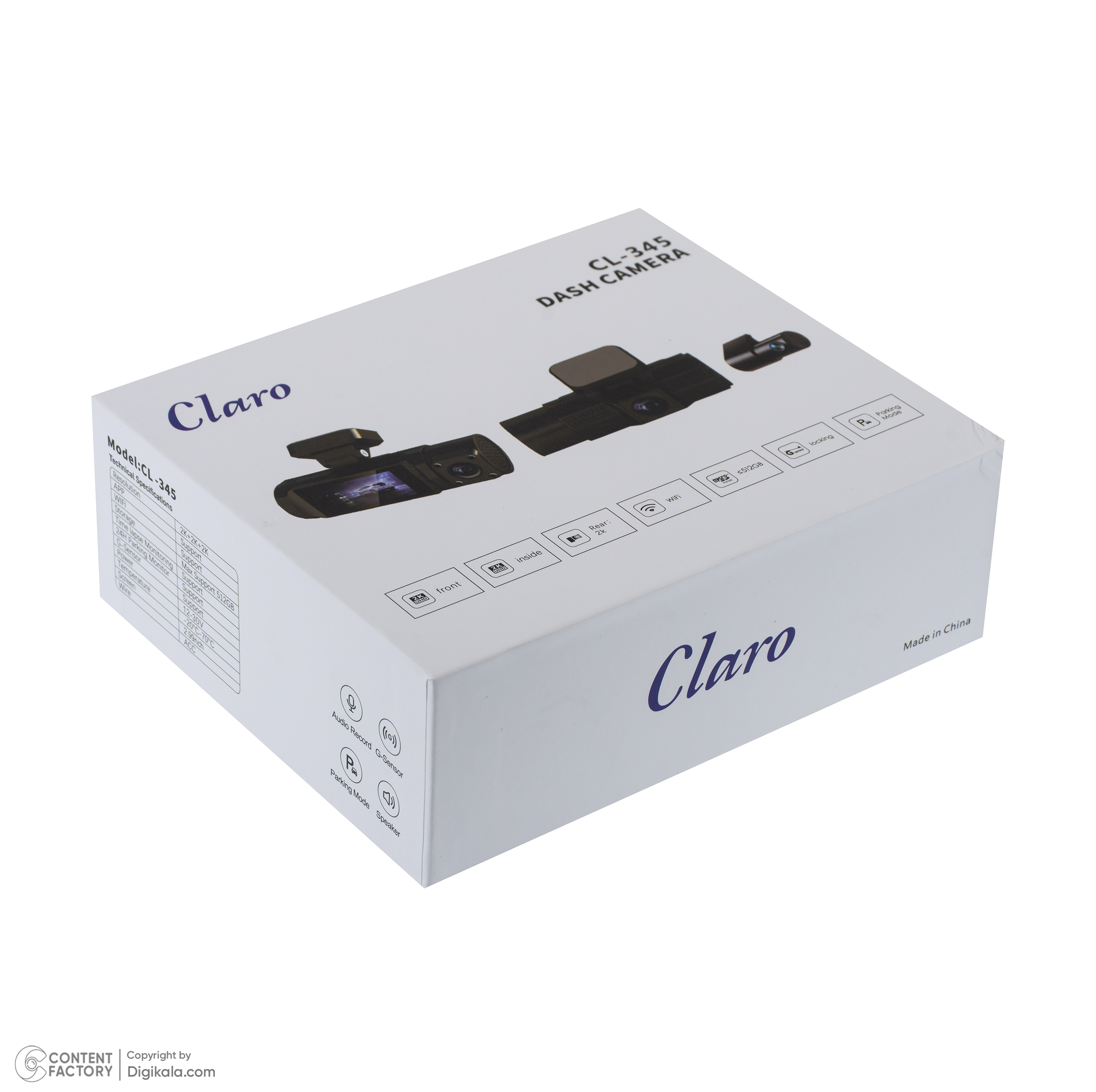 دوربین ثبت وقایع کلارو مدل CL-345 مجموعه 3 عددی