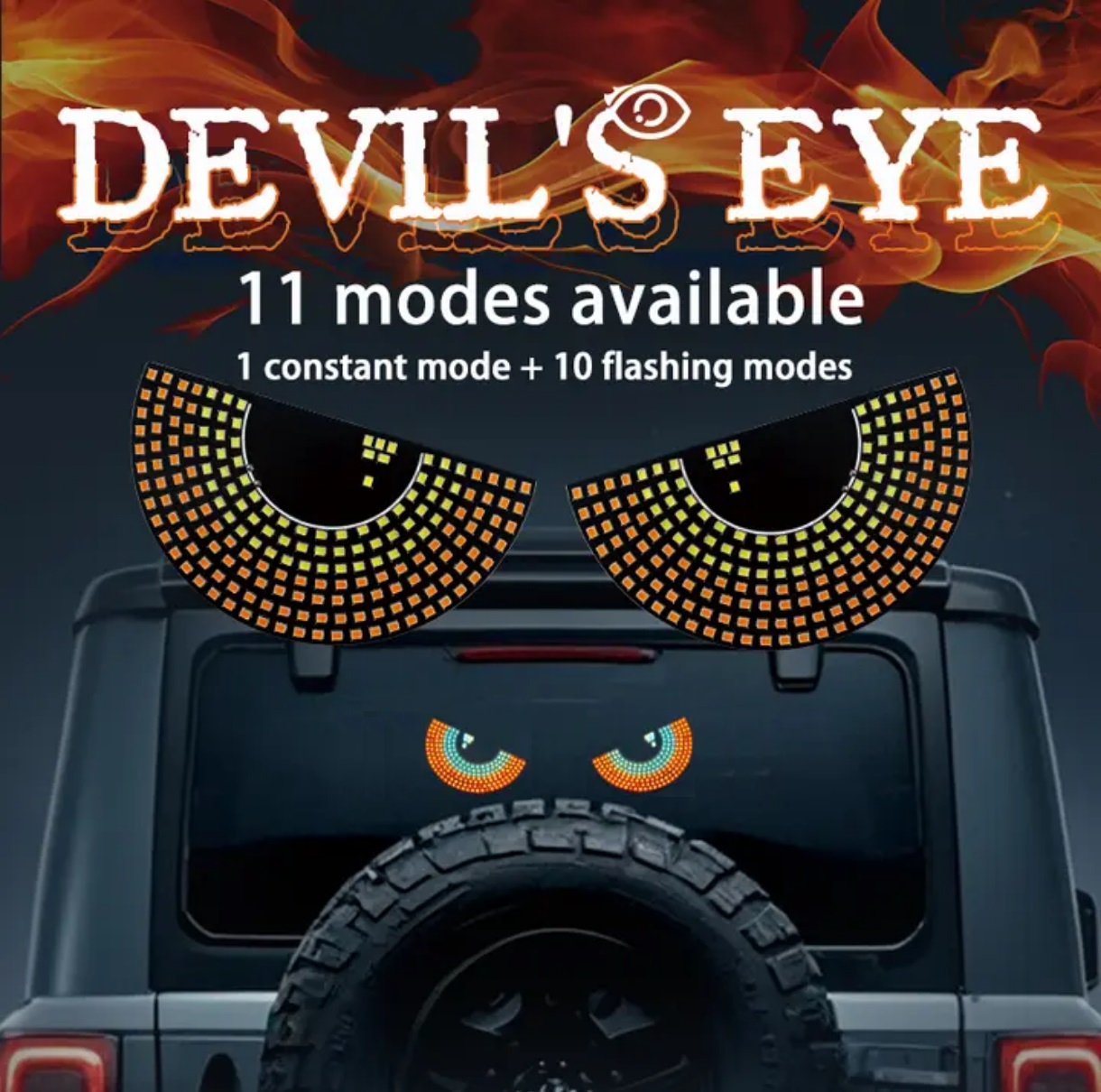 چراغ LED هوشمند خودرو مدل Devils Eye[Y5]
