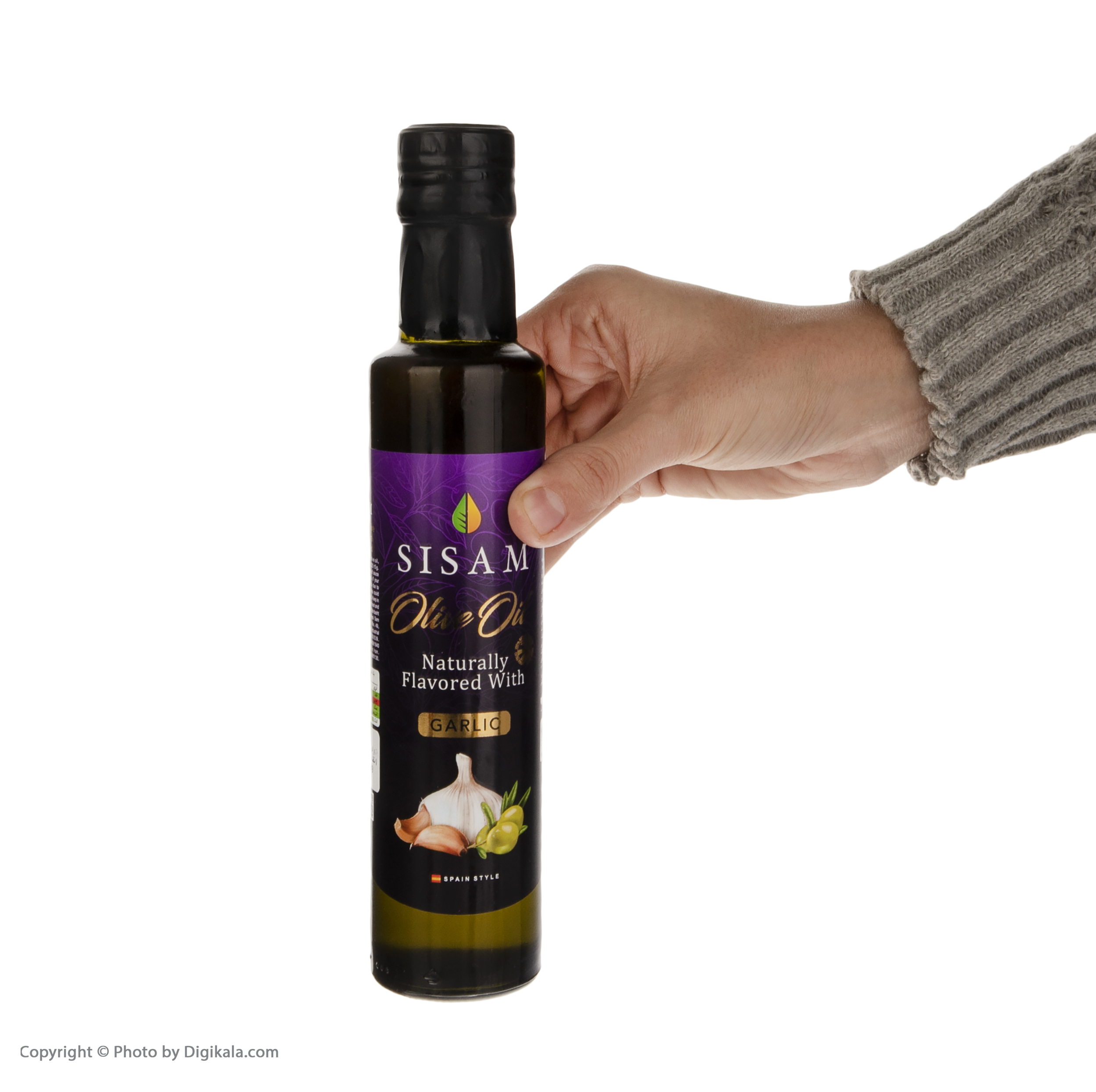روغن زیتون فرابکر حاوی عصاره سیر طبیعی - 225 گرم