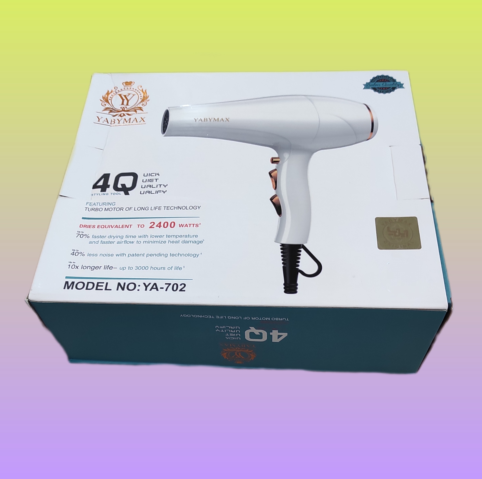 سشوار کلاسیک ۲۴۰۰ وات یابی مکس مدل YA-702