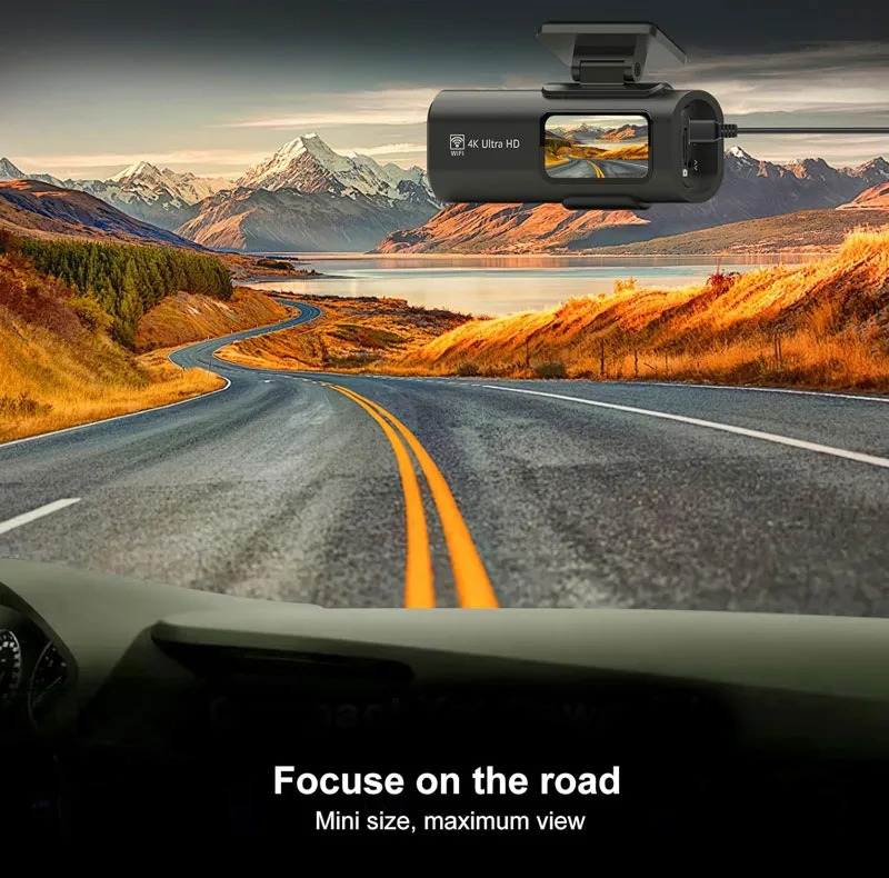 دوربین ثبت وقایع خودرو اتوویژن مدل Autovision 507 به همراه دوربین عقب