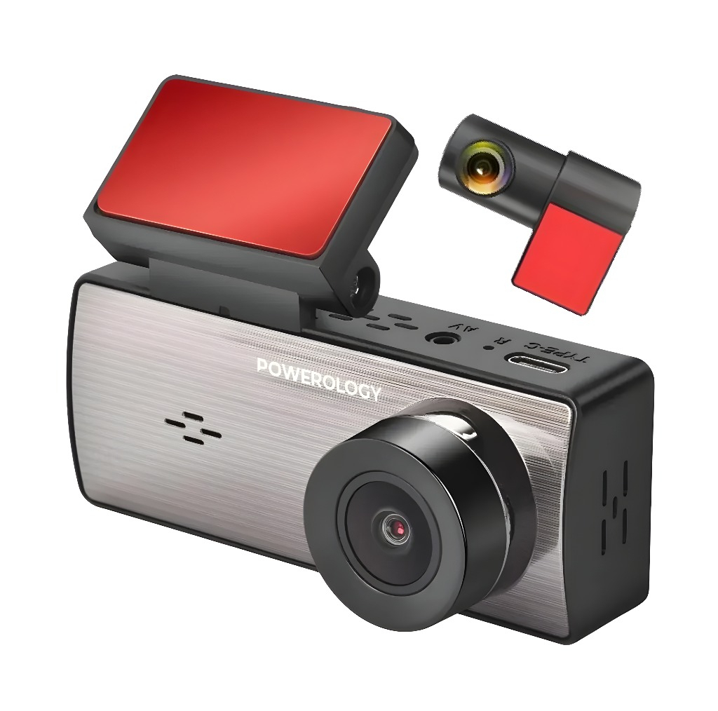 دوربین ثبت وقایع پاورلوژی مدل Dual Recording به همراه دوربین عقب