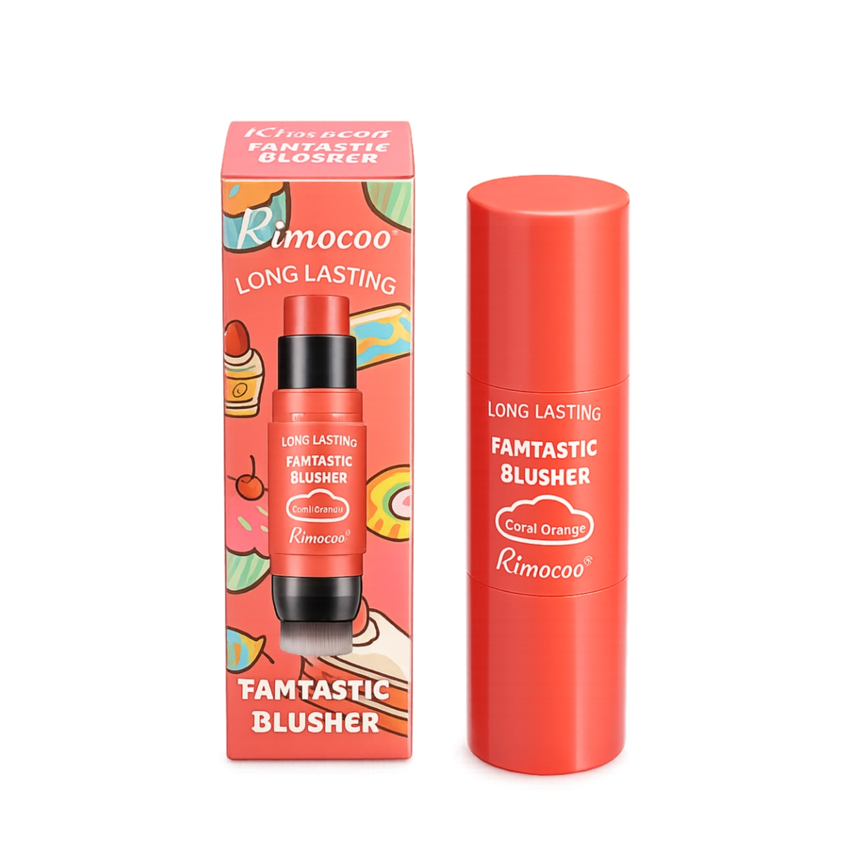 رژگونه استیکی ریموکو مدل کاپ کیک شماره 02