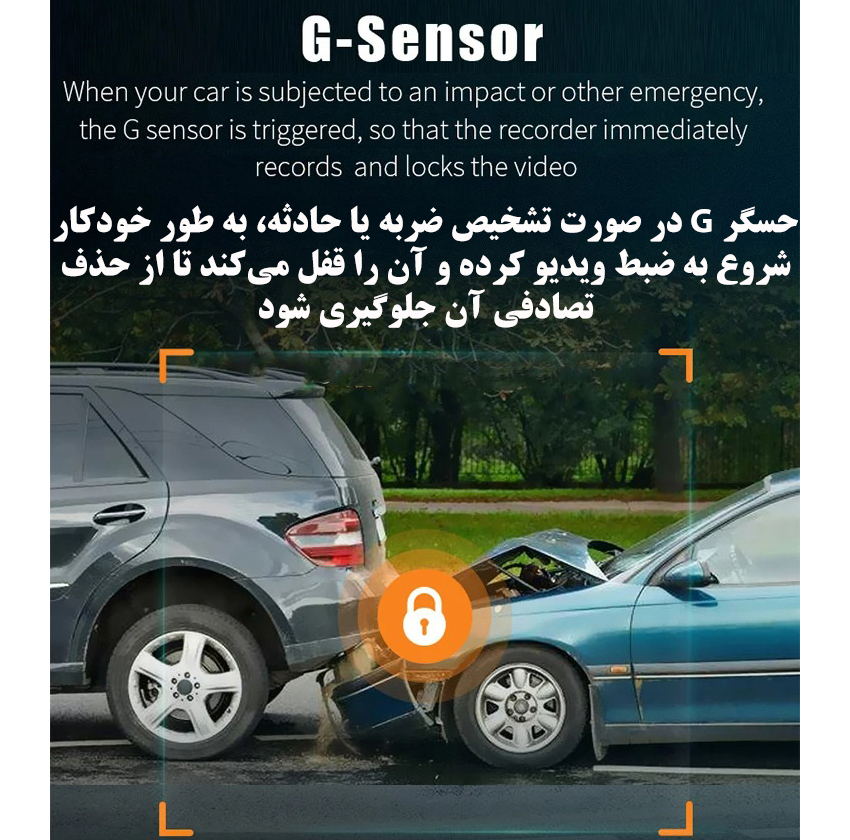 دوربین ثبت وقایع مدل DUAL LENZ X21PRO2K