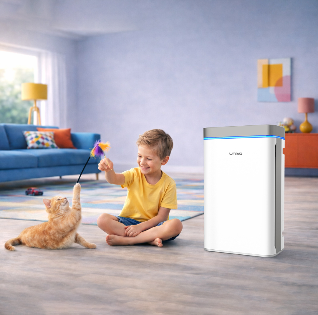 دستگاه تصفیه‌کننده هوا خانگی پنج مرحله‌ای یونیوو مدل UAir Cloud 480 Hydra