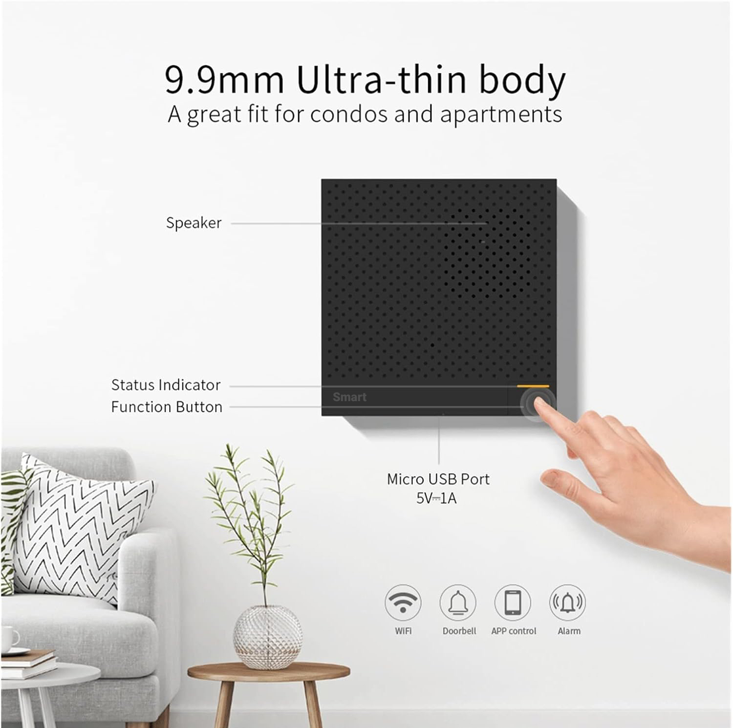 دزدگیر اماکن اسمارت مدل WiFi RF433