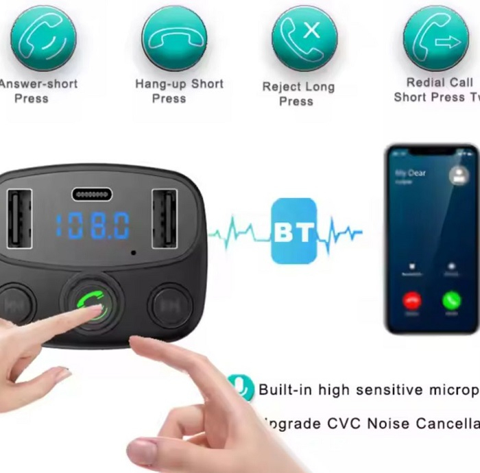 پخش کننده اف ام خودرو مدل mp3-car2025