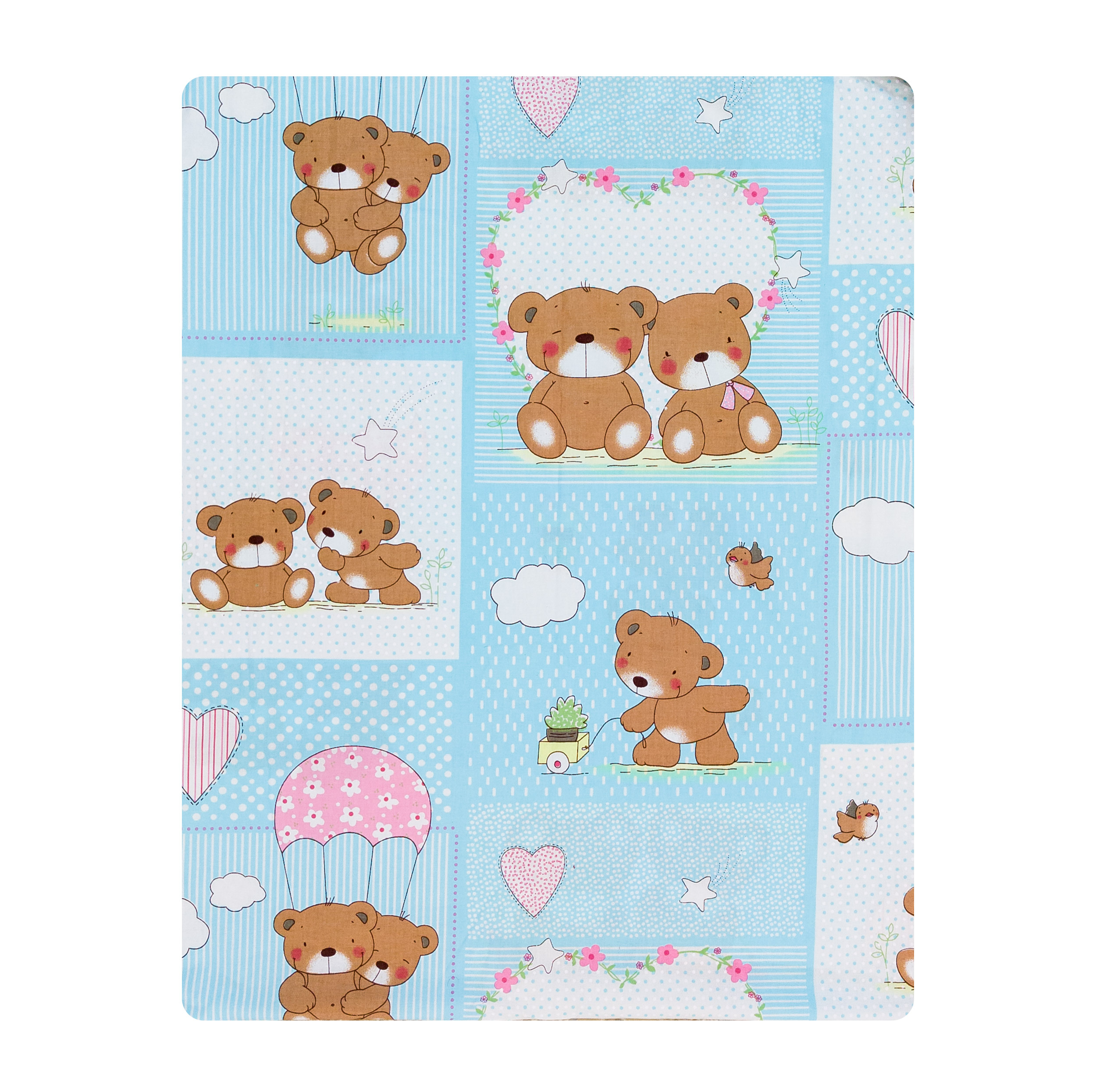 ملحفه کودک فیلور آدنو مدل خرسی کد FI111 سایز 100x150 سانتی‌متر