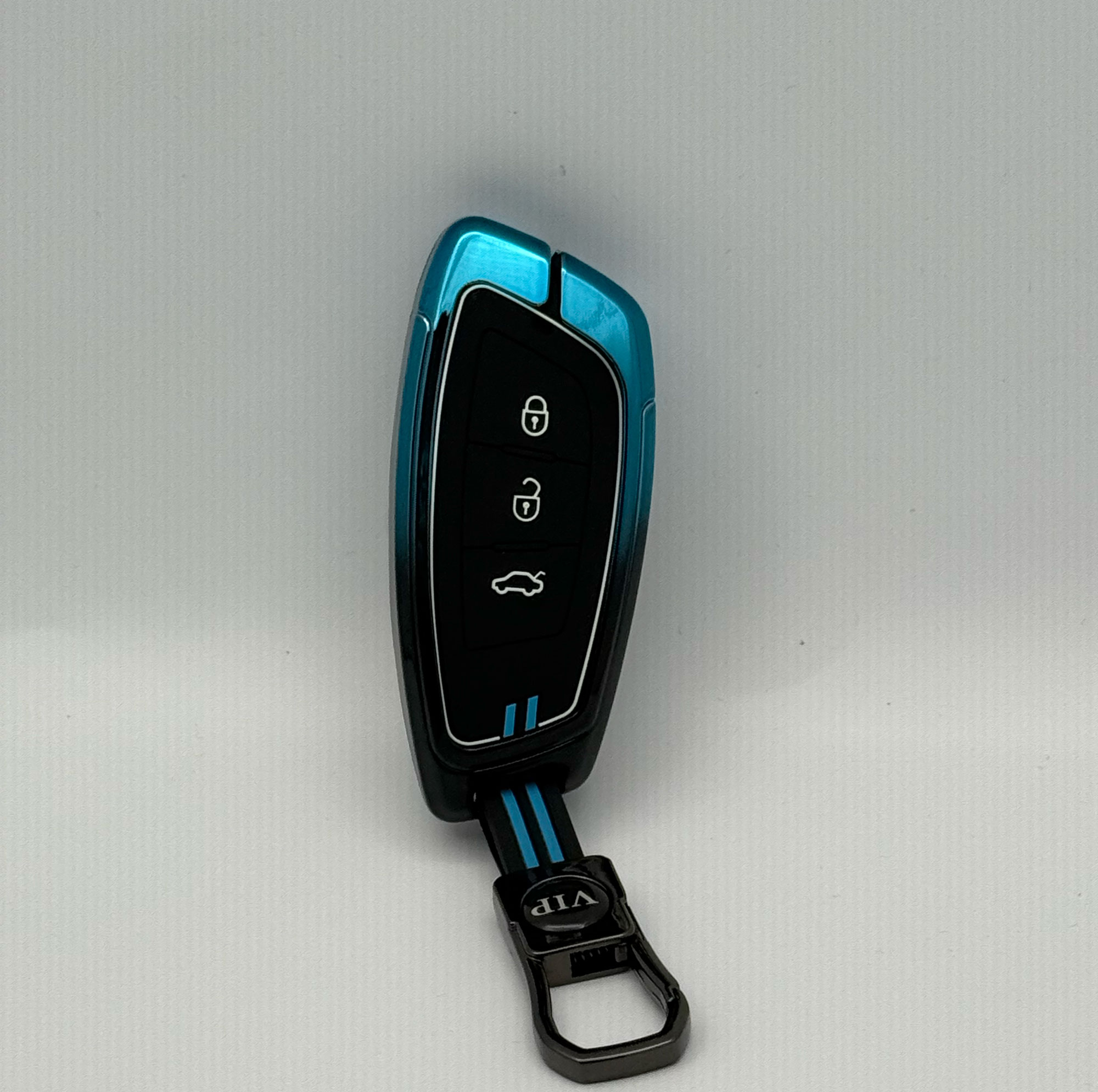 کاور ریموت و سوئیچ خودرو ام آر جی مدل A1109 طرح فلز کربن مناسب برای شاهین