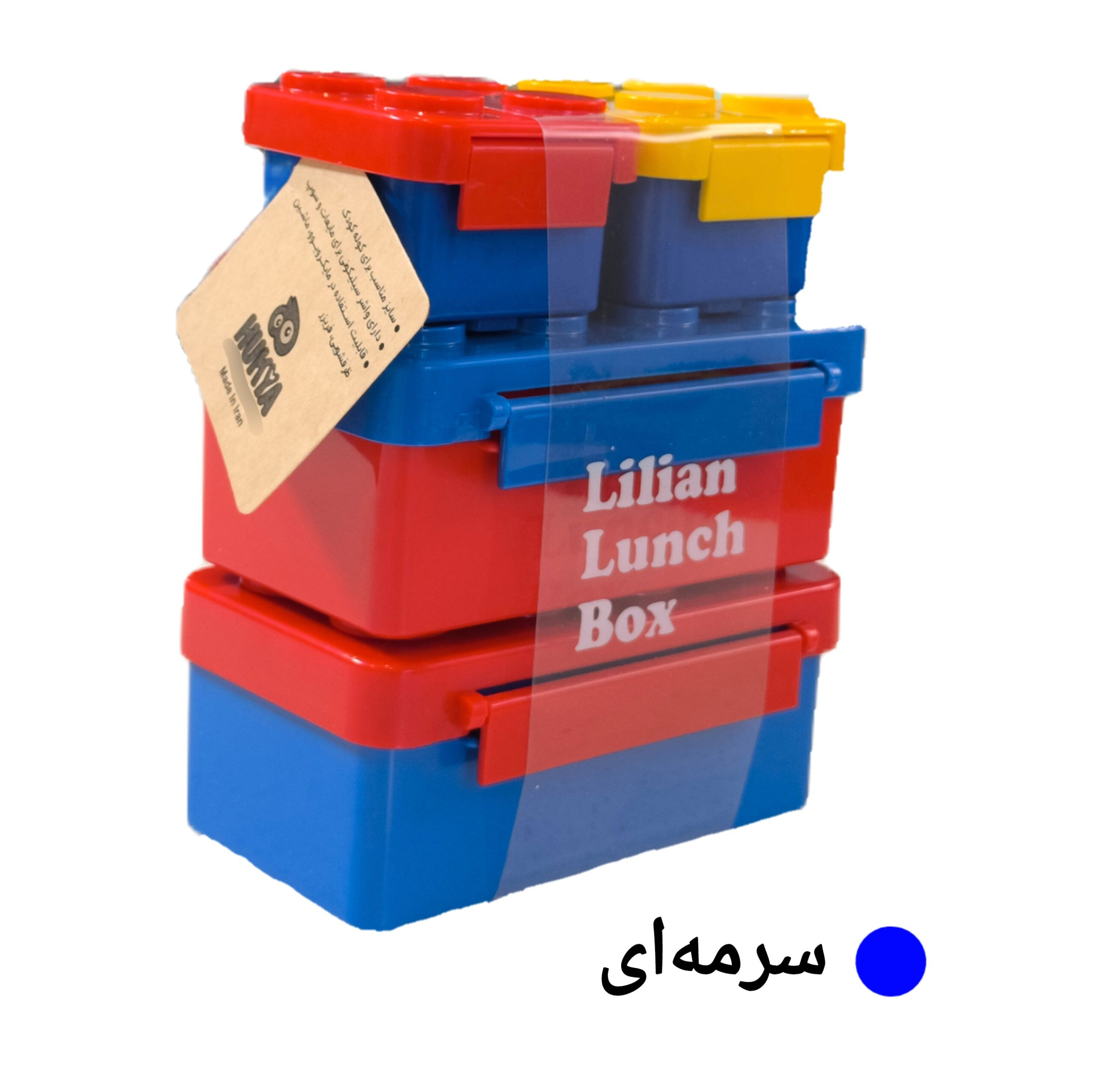ظرف غذای ۴ تکه کودک مدل پازل