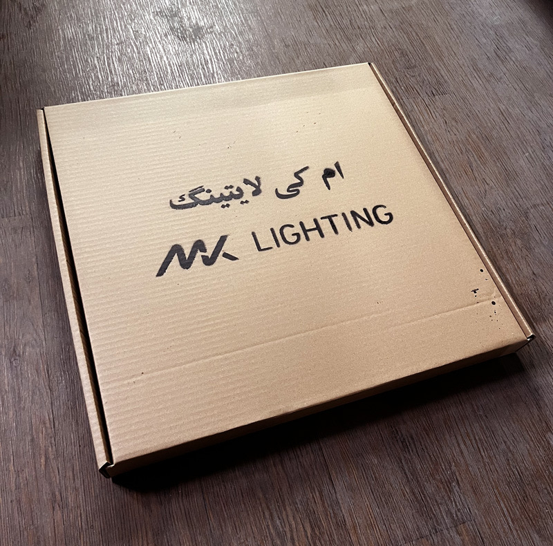 لوستر سقفی ام کی لایتینگ مدل مدرن کد SM3
