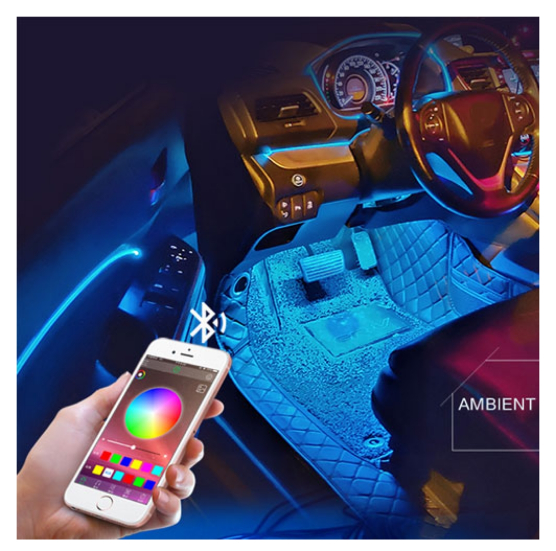 کیت نورپردازی داخل خودرو دریم لایت مدل musical app