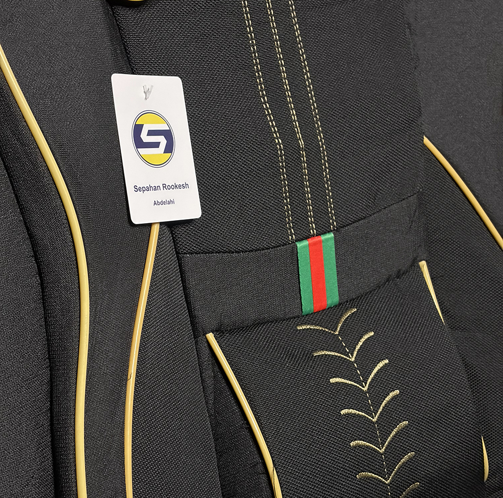 ست کامل روکش صندلی خودرو سپاهان روکش مدل GUCCI-249 مناسب برای پژو 405 و پرشیا