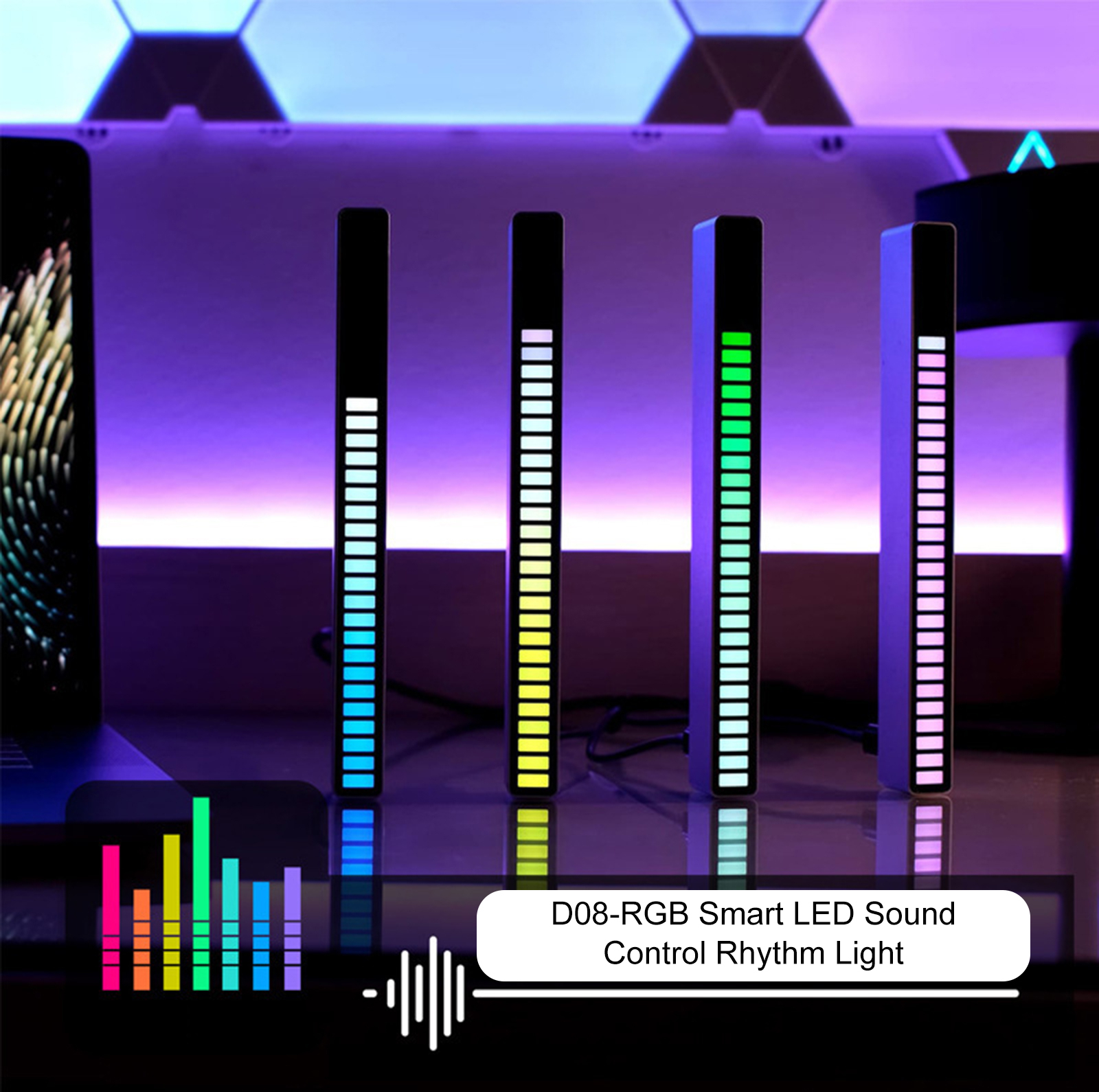 رقص نور مدل اکولایزر کد D08-RGB