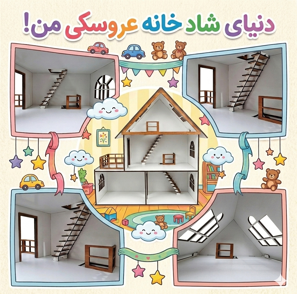خانه عروسکی دکو مارکت مدل فرشته