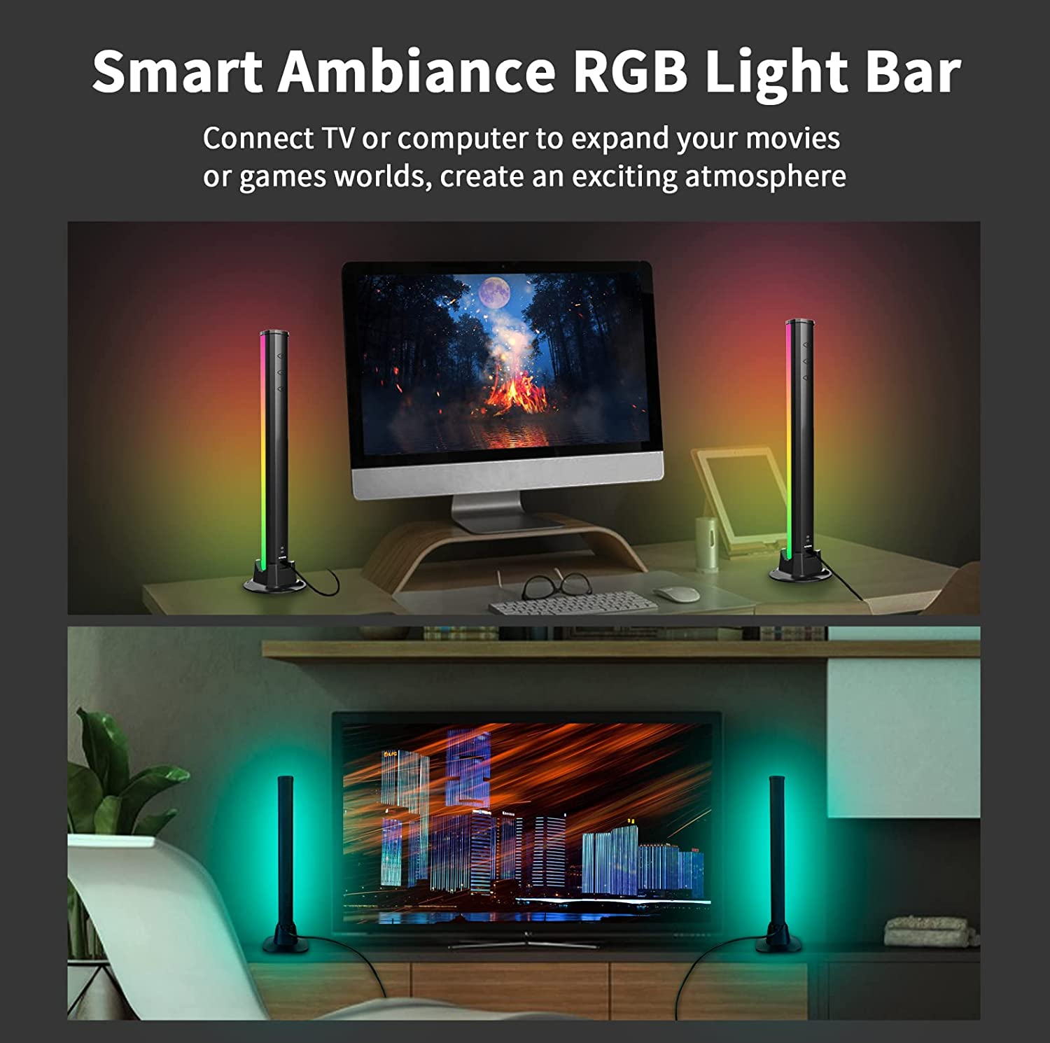 رقص نور مدل D18-RGB بسته دو عددی