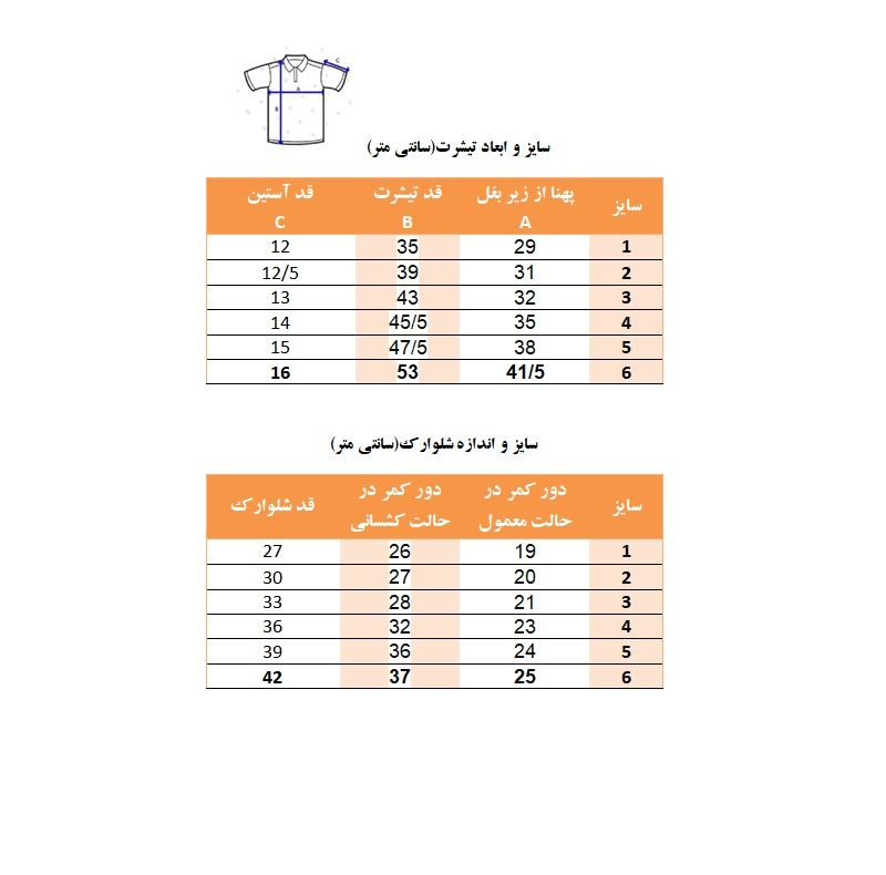 ست پولوشرت و شلوارک پسرانه مدل JSL03
