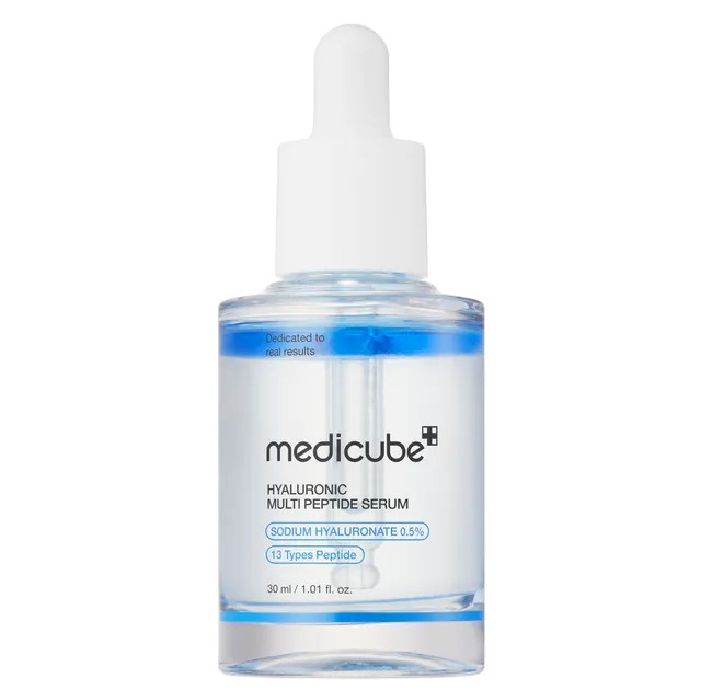 سرم آبرسان و جوانساز پوست مدیکیوب مدل Hyaluronic Multi Peptide مناسب برای انواع پوست حجم 30 میلی‌لیتر