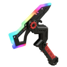 ابزار ایفای نقش مدل شمشیر و تبر تبدیل شونده ترنسفورمرز مدل شارژی RGB دودزا