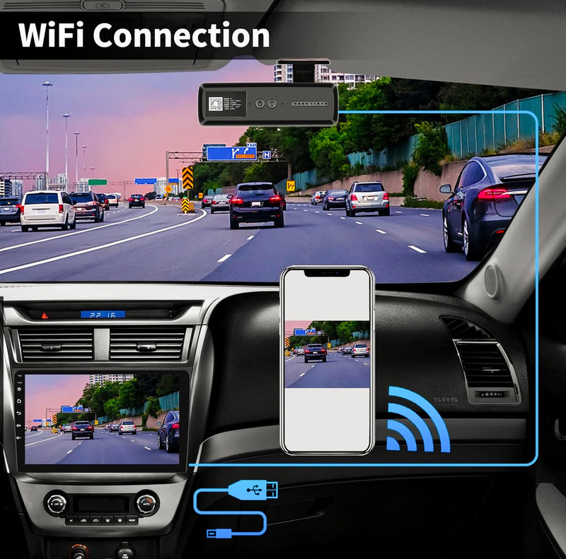 دوربین ثبت وقایع خودرو مدل v8-FHD