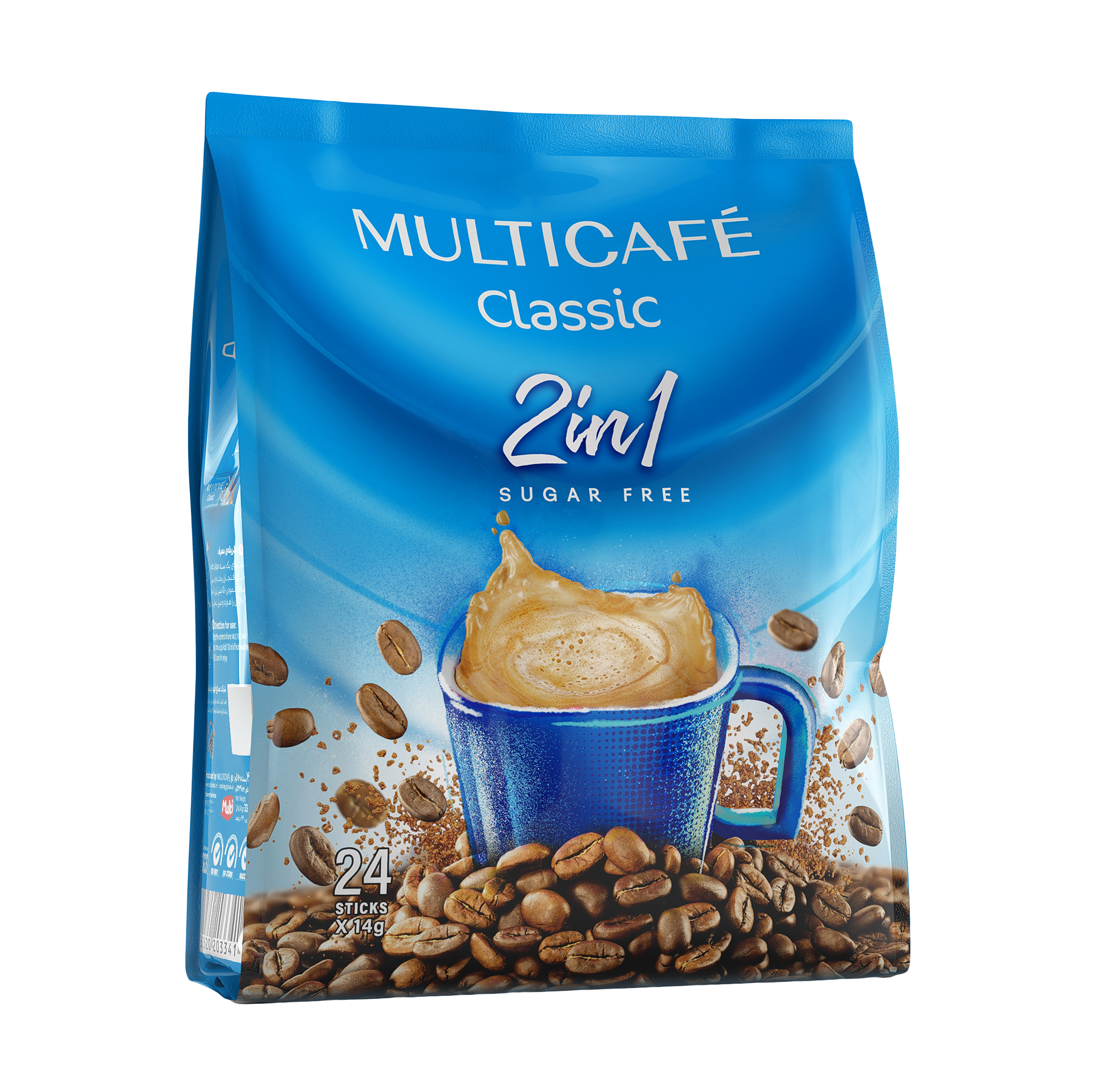 کافی میکس 1 × 2 مولتی کافه - 14 گرم بسته 24 عددی