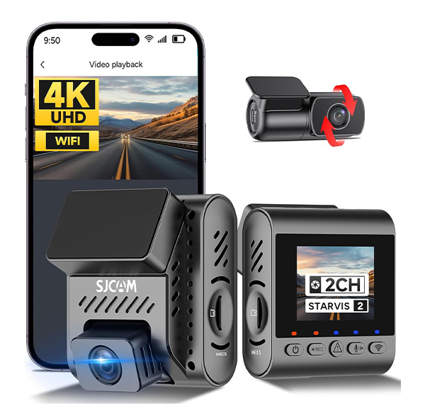 دوربین ثبت وقایع خودرو اس جی کم مدل M60S 2CH