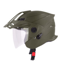 کلاه کاسکت بدون چانه استیل برد مدل AVA 23 green