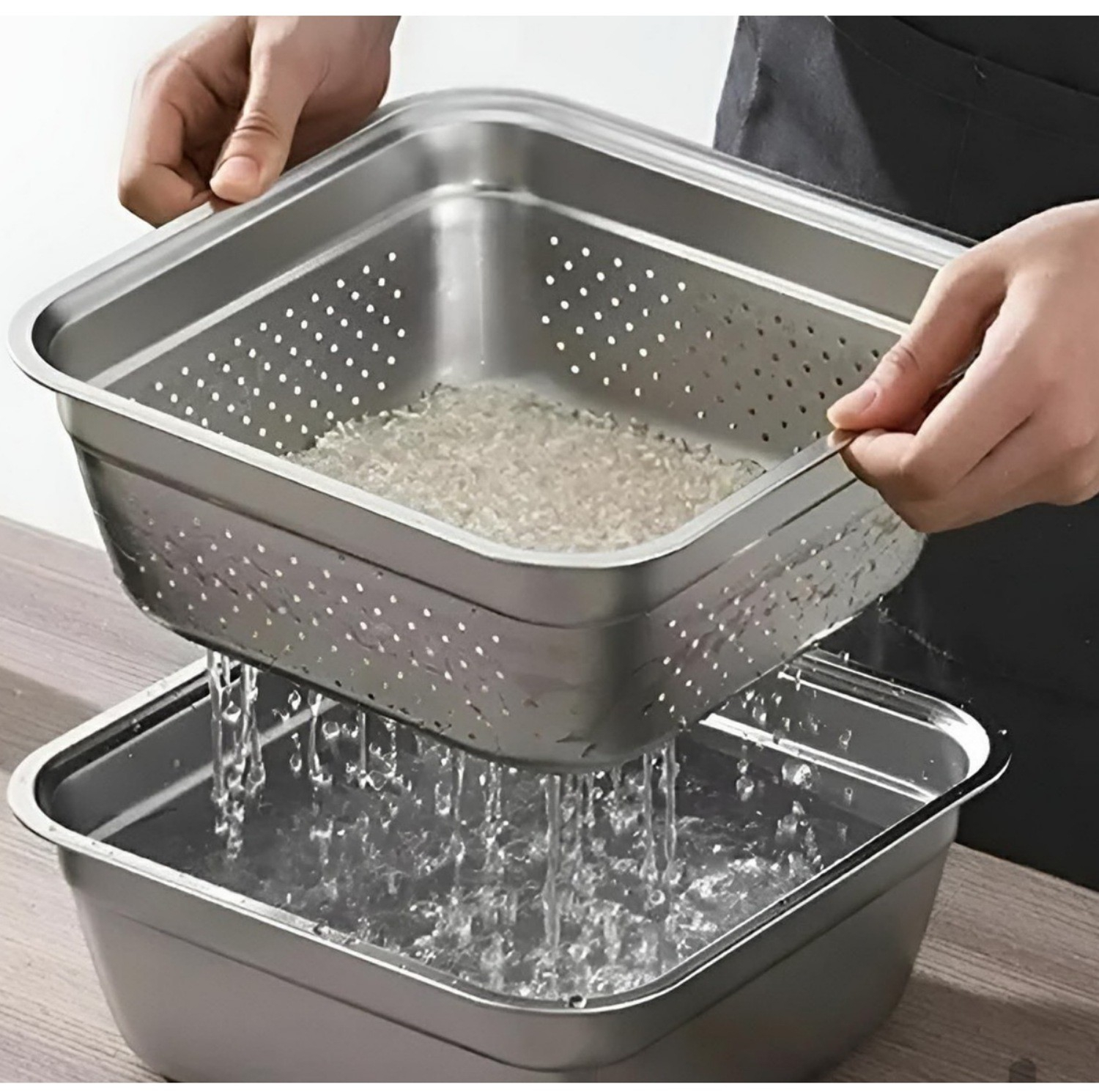 آبکش یونیک لایف مدل 004 مربع مجموعه چهار عددی