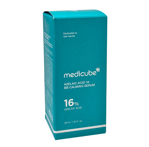 سرم تغذیه‌کننده و ضد جوش پوست مدیکیوب مدل BB CALMING 16% مناسب برای انواع پوست حجم 30 میلی‌لیتر