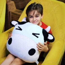 بالش کودک والا دوخت طرح گاو کد VD-10
