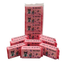 دستمال مرطوب کودک طرح کرومی مدل Mini Wipes مجموعه 8 عددی