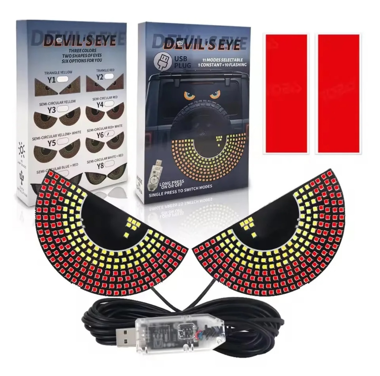 چراغ LED هوشمند خودرو مدل Devils Eye[Y5]