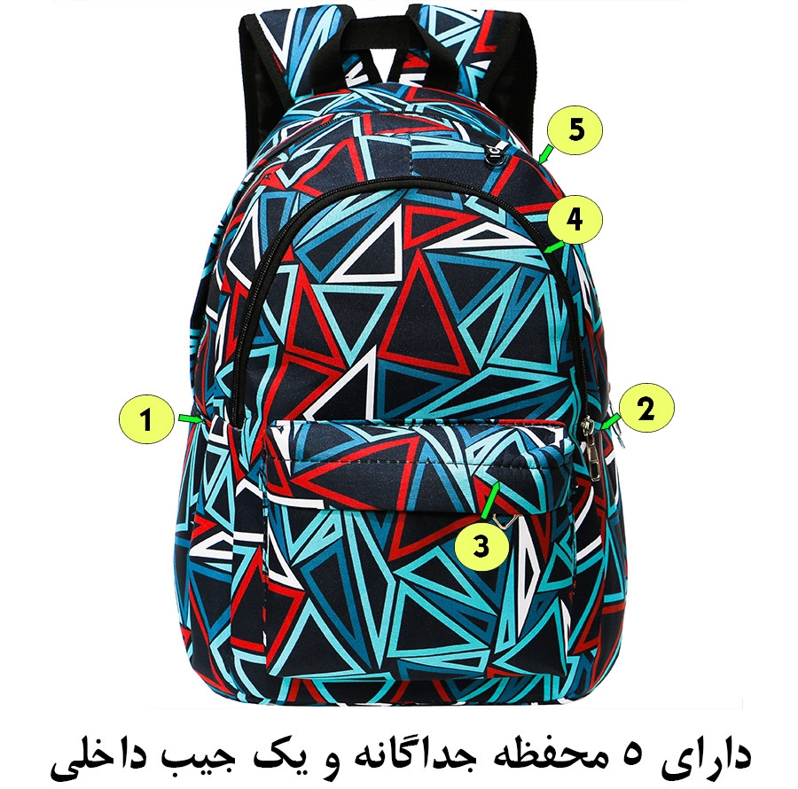 کوله پشتی دخترانه توریث مدل TT-150003