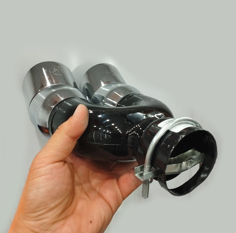 سر اگزوز خودرو طرح دولول مدل شکاری کد TH-MSKI-BZRG2
